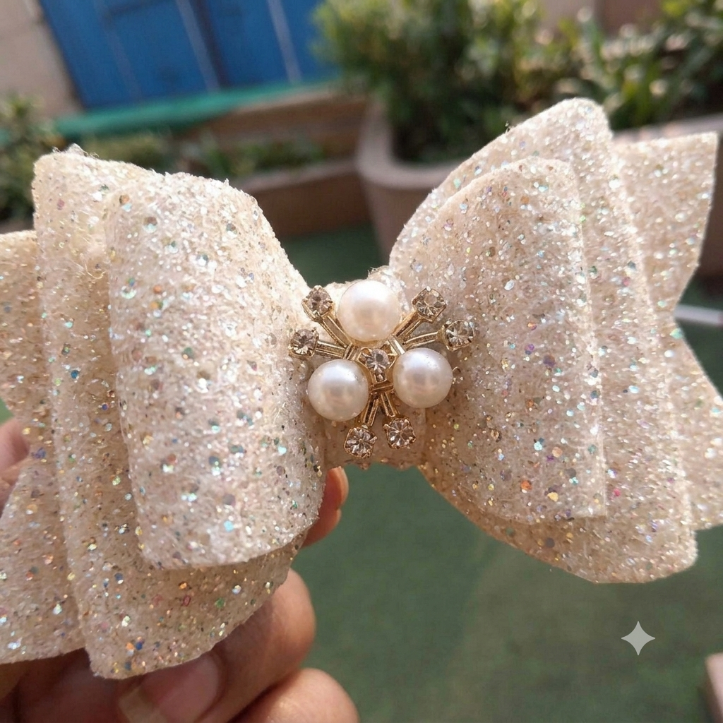 Offwhite hairbow