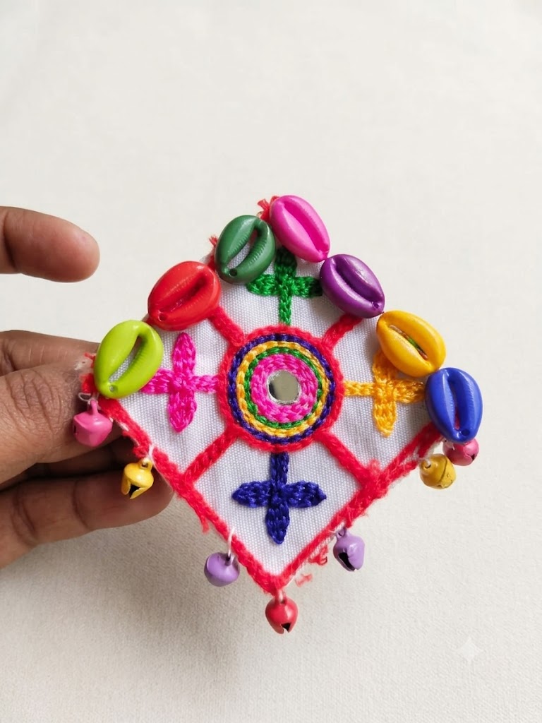 Kids Navratri hair clips