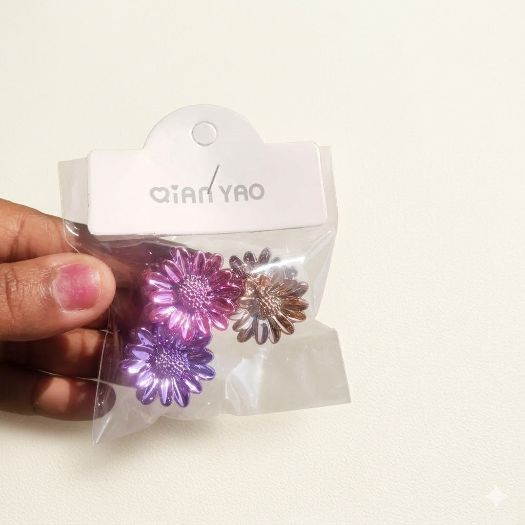 Daisy Flower Hair Clips