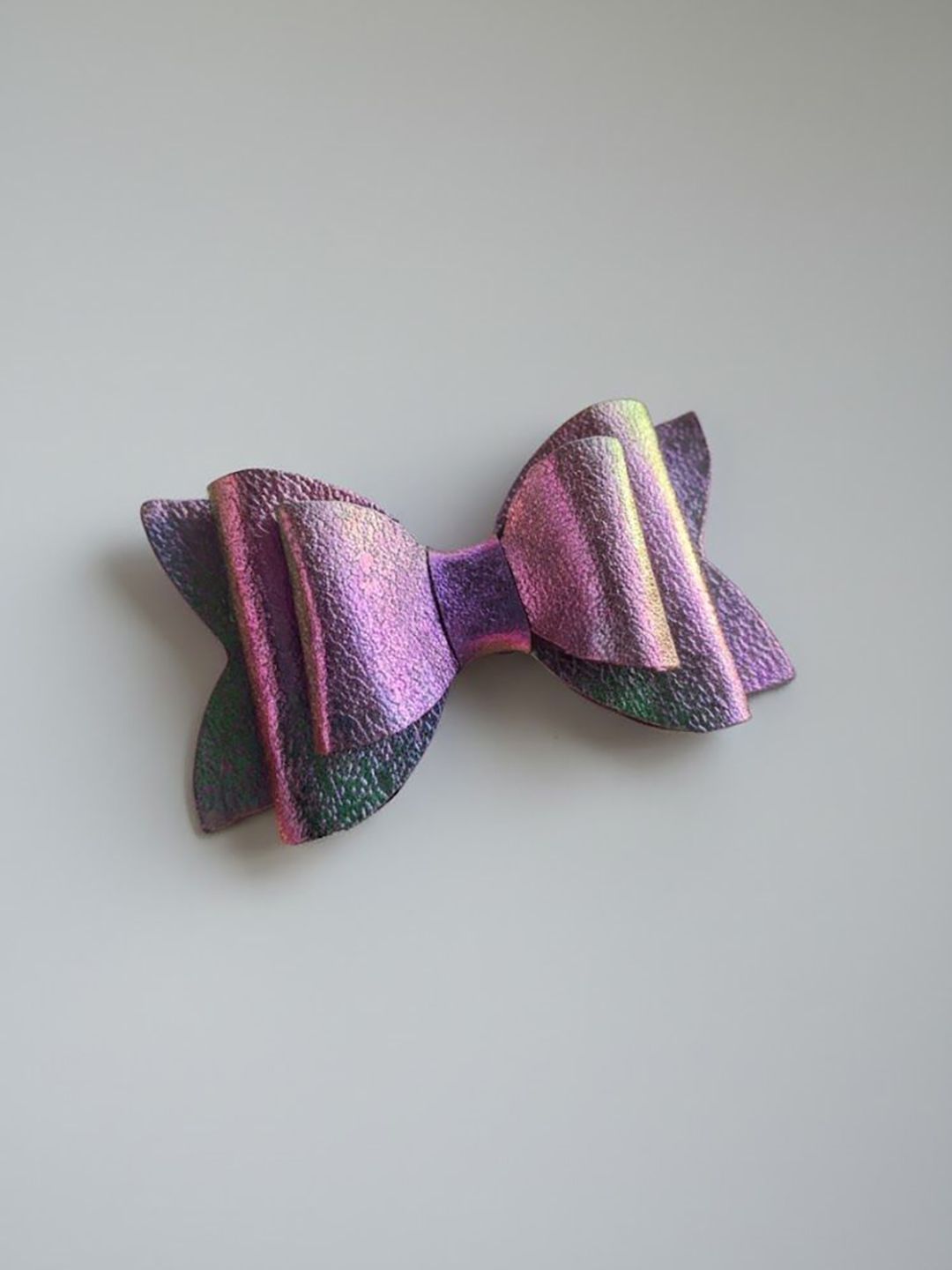 Peacock colour shaded hairbow