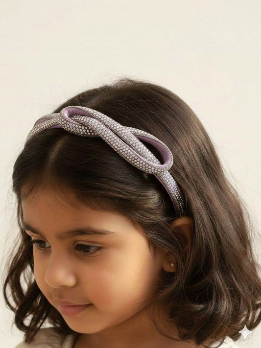 Lilac Side knot Premium hairband