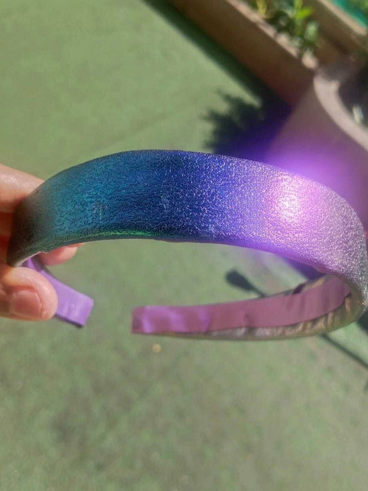 Blue & Purple peacock Hairband
