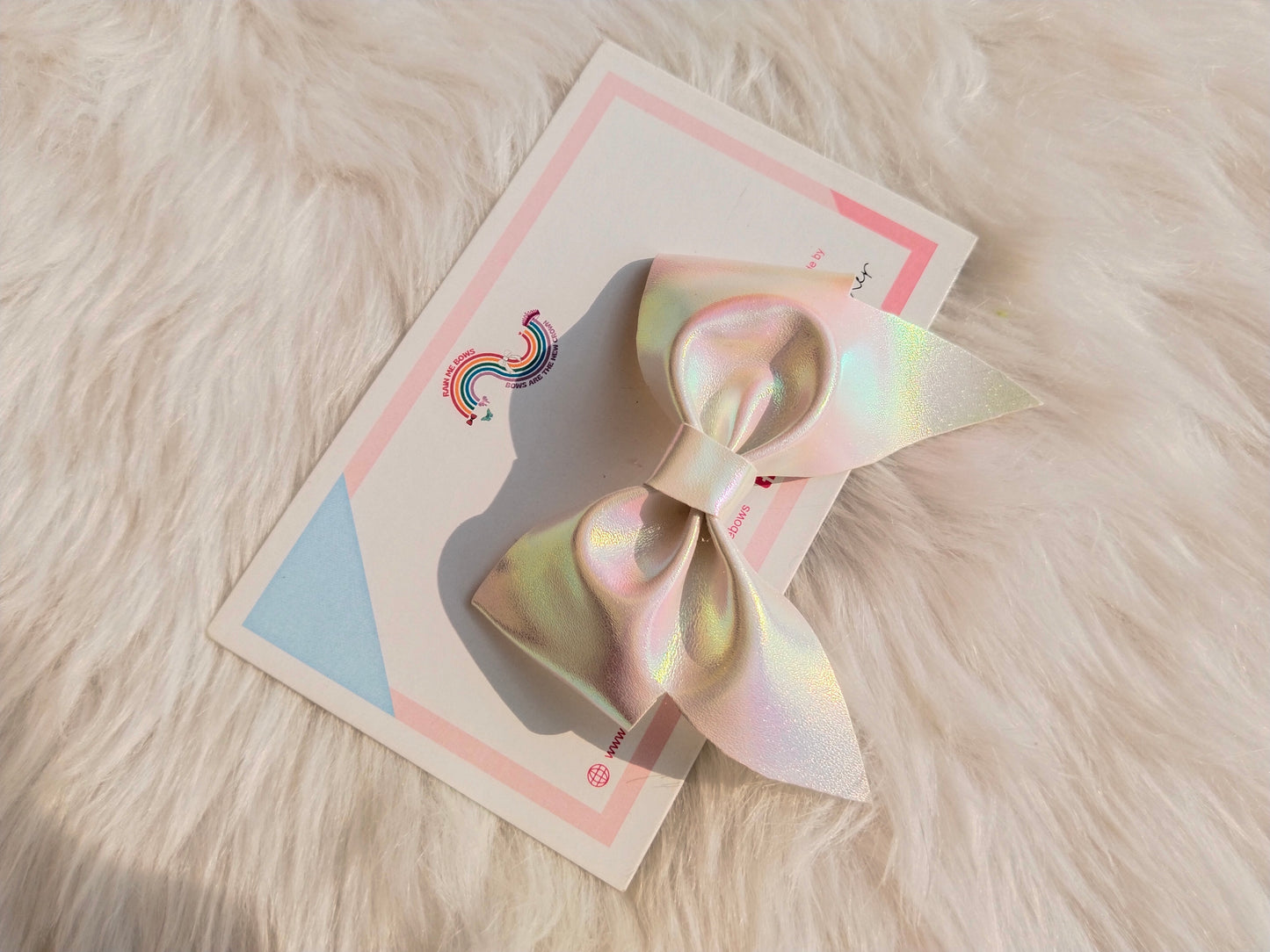 Holographic Pigtail Bows (Per Piece)
