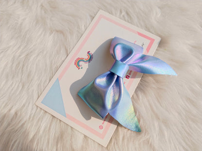 Holographic Pigtail Bows (Per Piece)