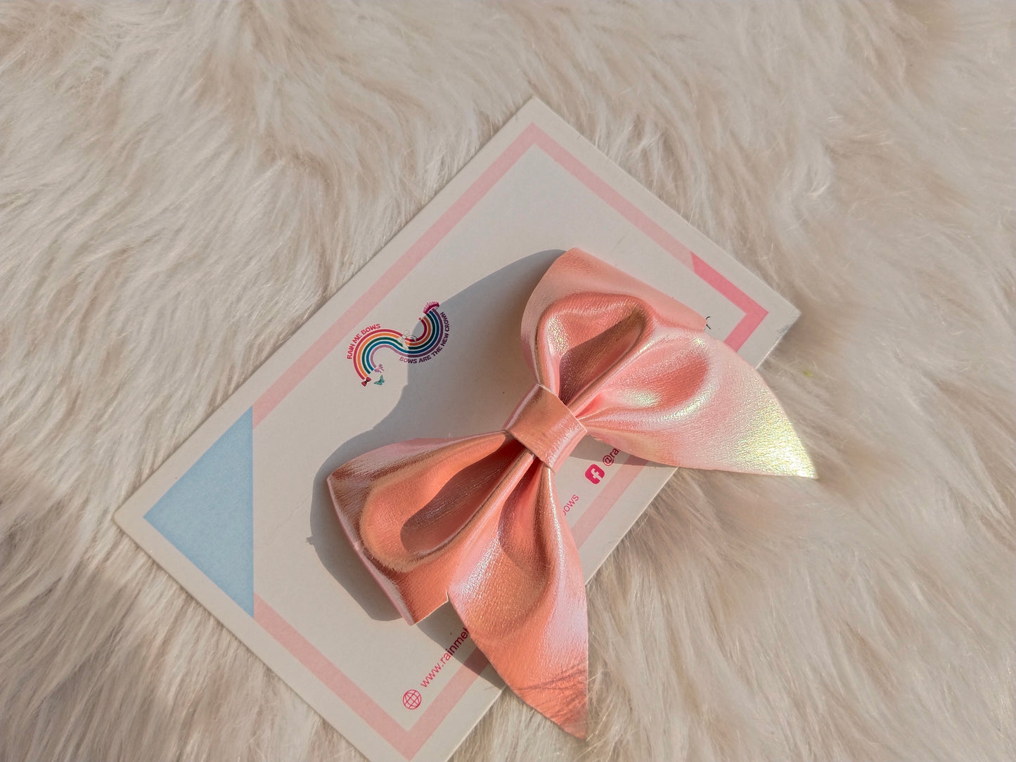 Holographic Pigtail Bows (Per Piece)