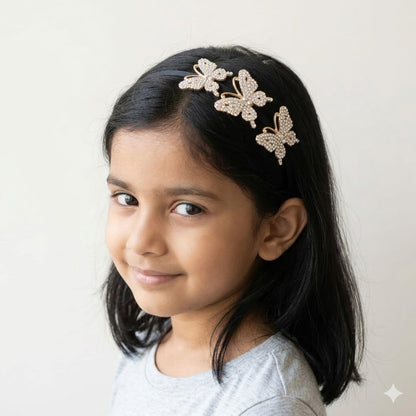 3d Butterfly studded hairband