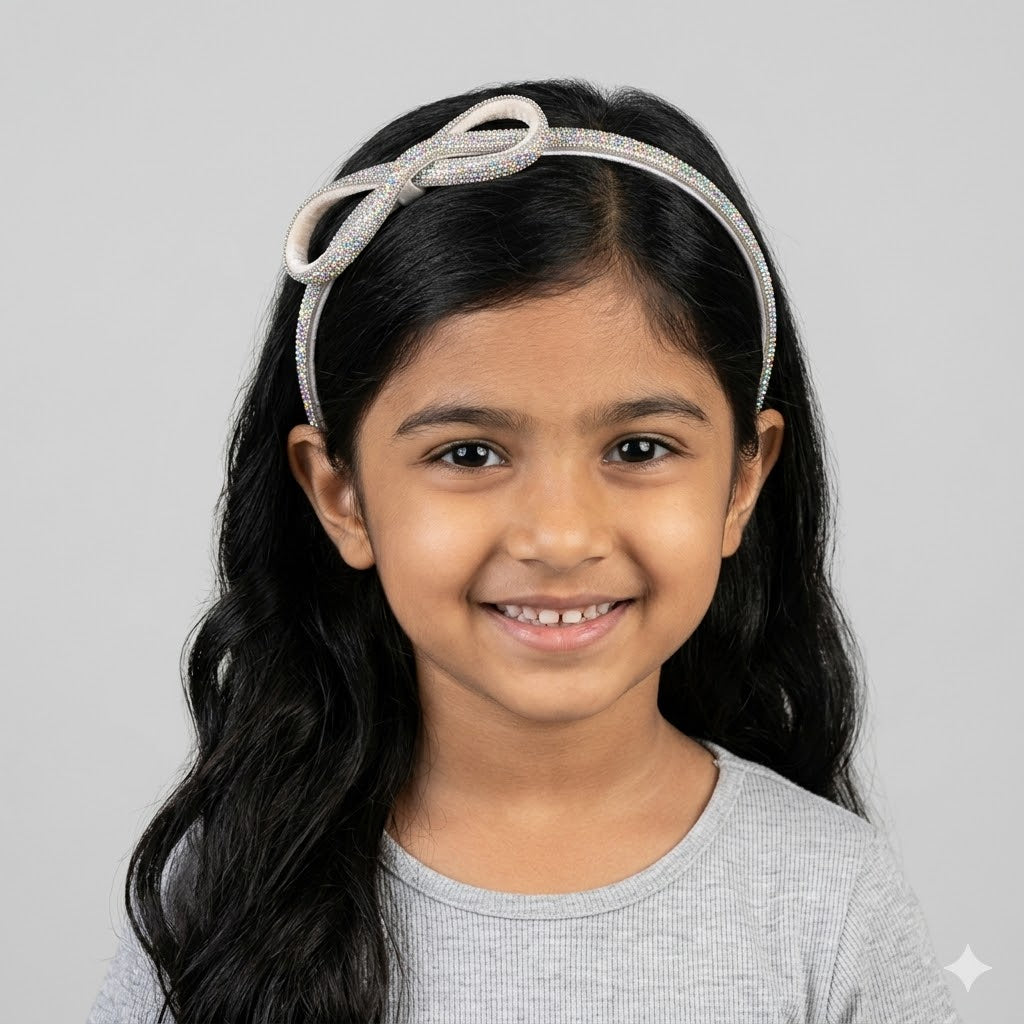 White Side knot Premium hariband