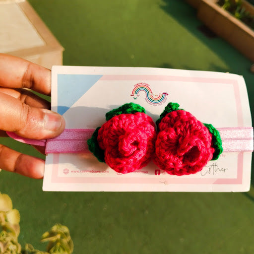 Rose hairband for babies
