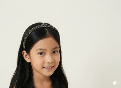 Pink Crystal Studded Tiara, Rhinstone studded Hairband