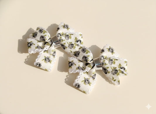 Garden Whirl Pinwheel Ribbon Bow