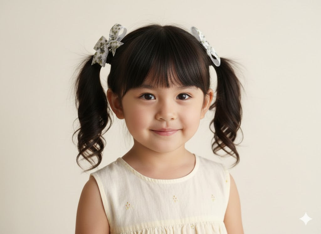 Garden Whirl Pinwheel Ribbon Bow