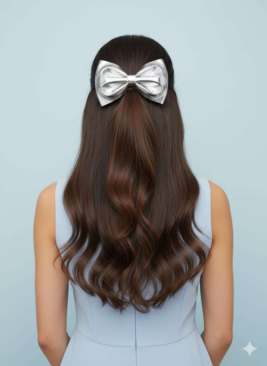 Sparkling Metallic hairbows