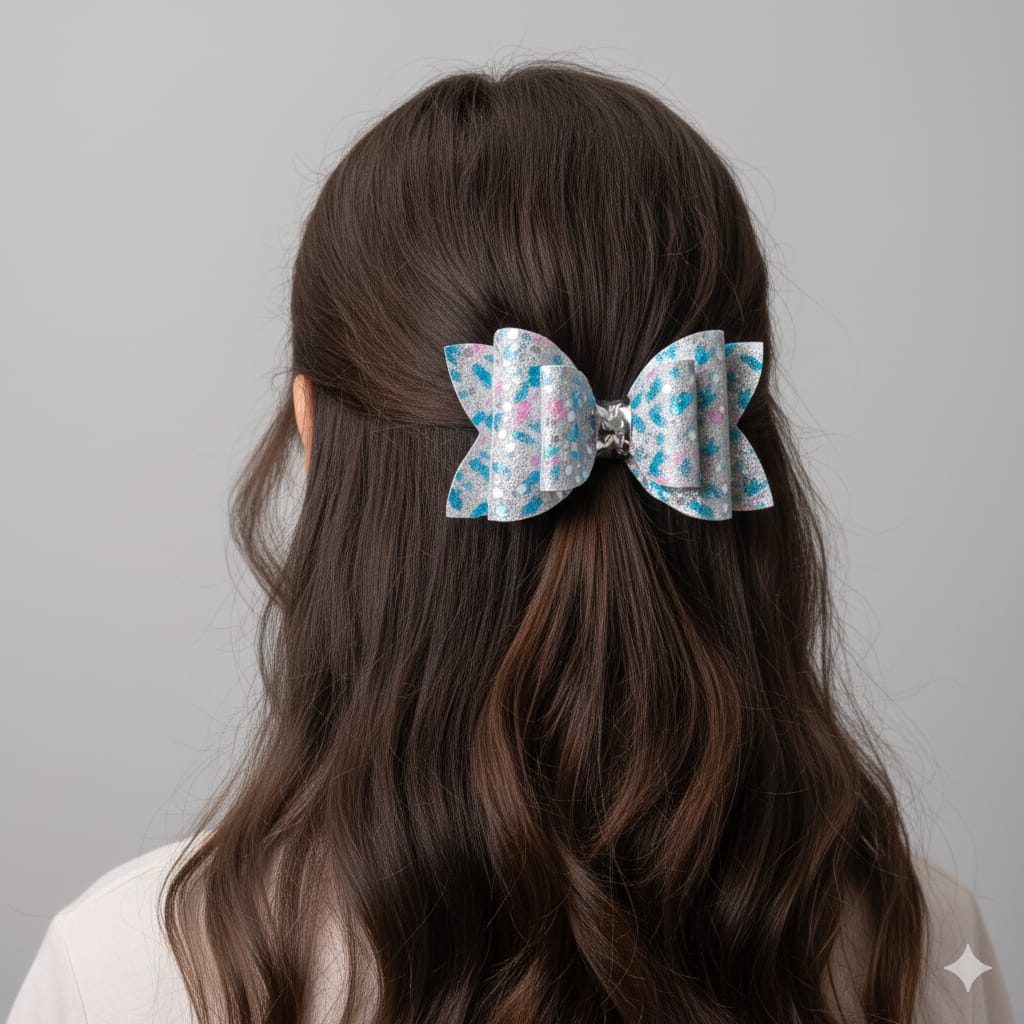 Snowflake Sparkle Bow ❄️
