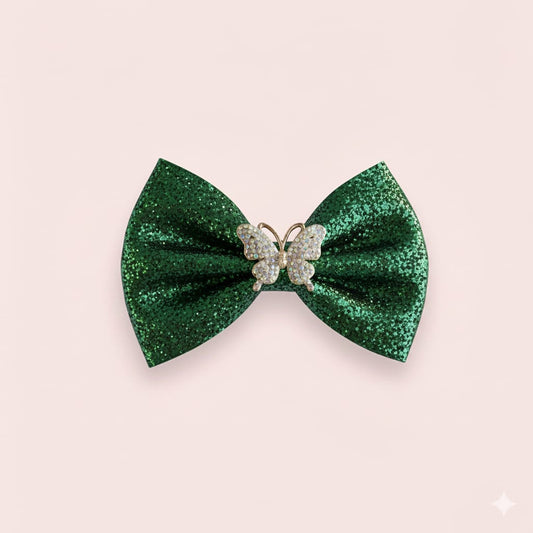 Green Twinkling Butterfly Bow