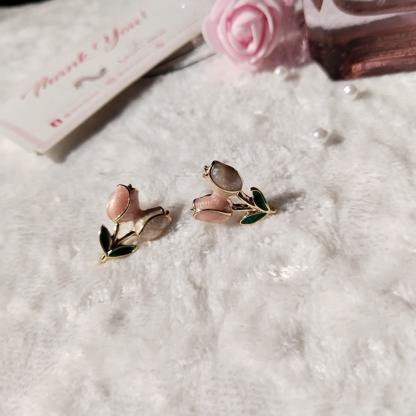 Blooming Tulip Studs 🌷