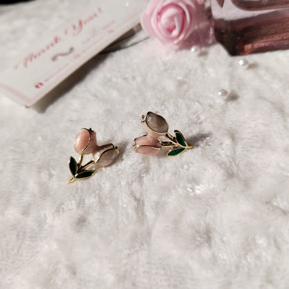 Blooming Tulip Studs 🌷