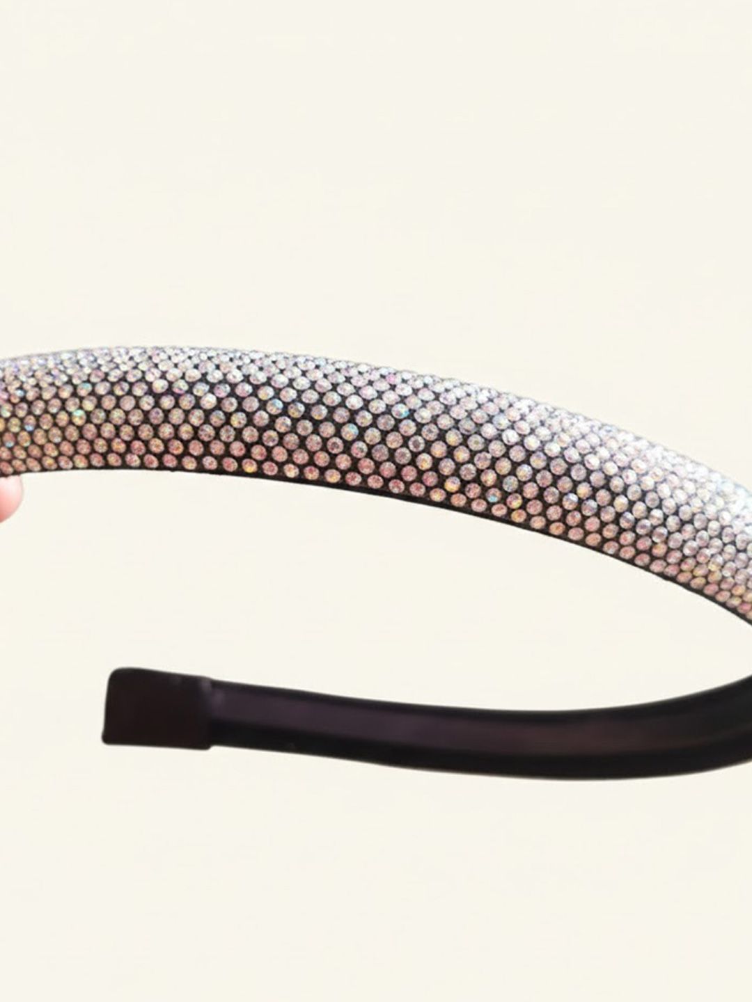 Rhinestone studded hairband