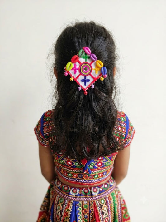 Kids Navratri hair clips