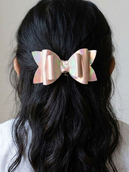 Holographic shine Hair Bow