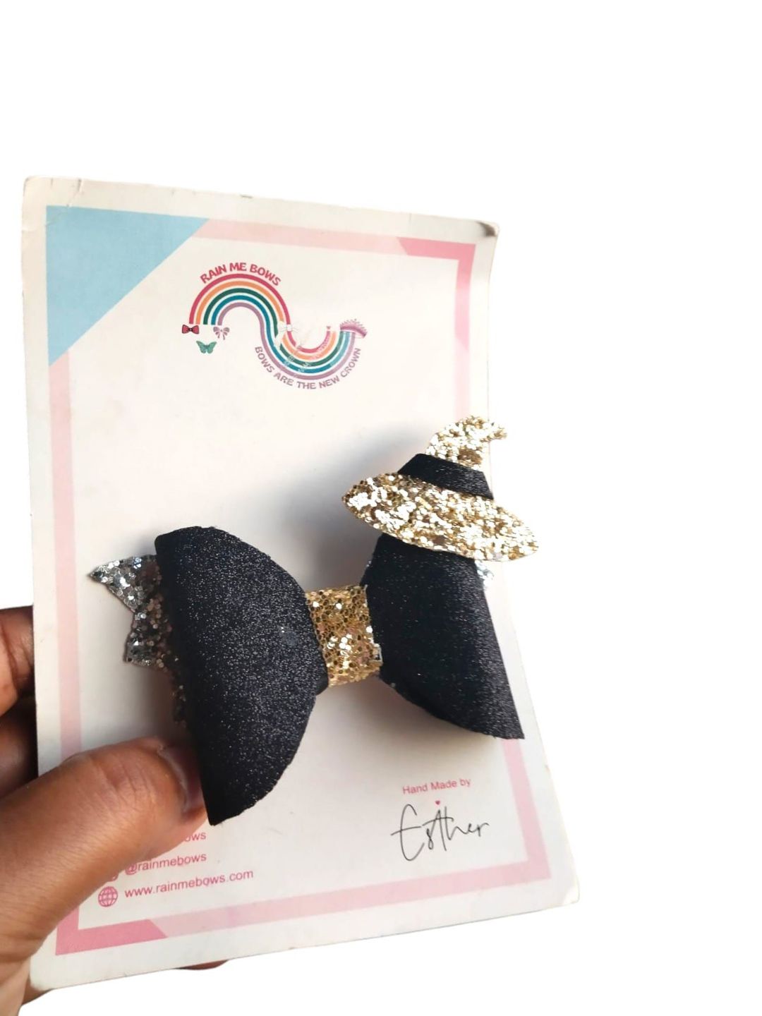 Halloween Mini hat hair bow