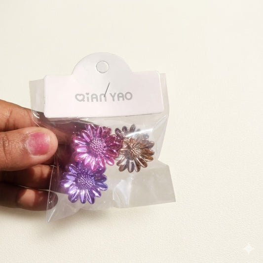 Daisy Flower Hair Clips