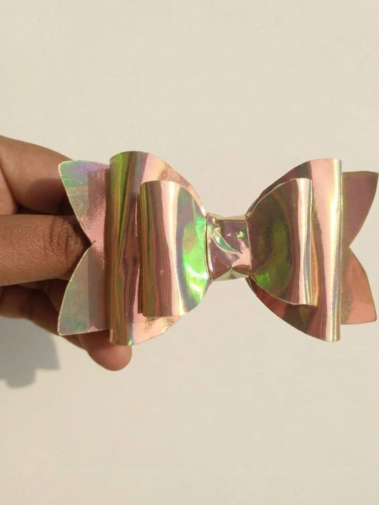 Holographic shine Hair Bow