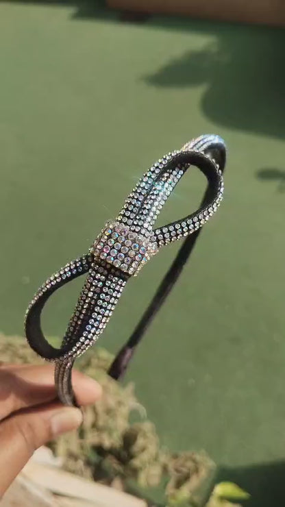 white side knot Premium hariband