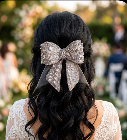Royal Crystal Party Hairbow