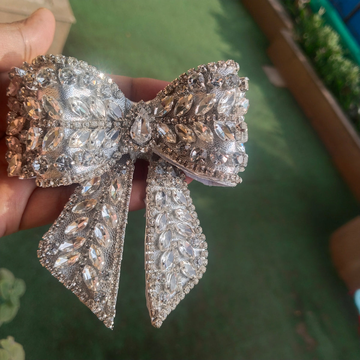 Royal Crystal Party Hairbow