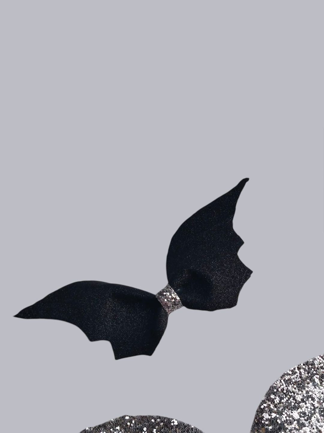 Halloween Black bat hair bow